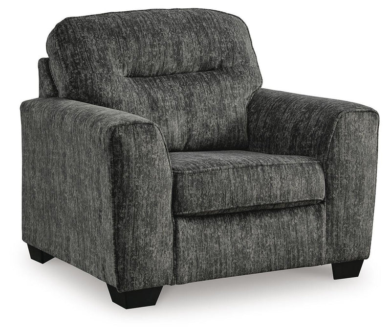 Lonoke Gunmetal 2 Loveseats, Oversized Chair and Ottoman - 50504U7