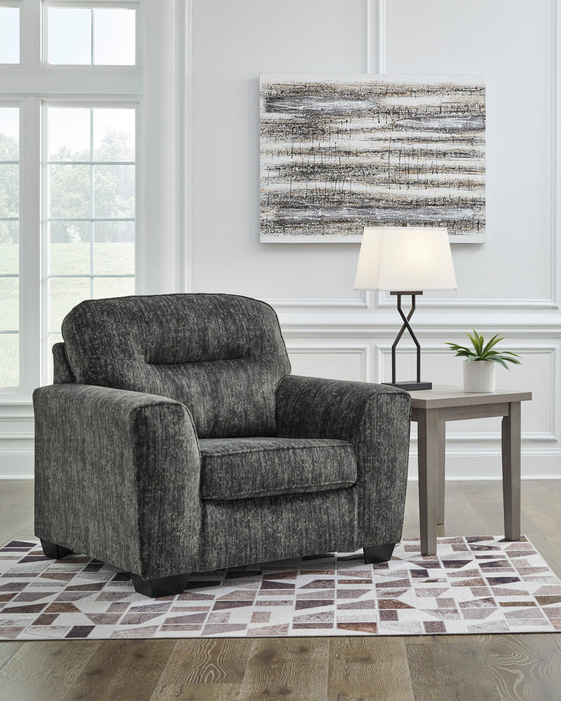 Lonoke Gunmetal Living Room Set - Gate FurnitureLiving Room Set