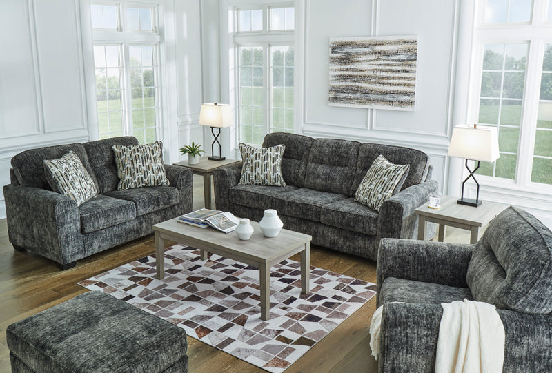 Lonoke Gunmetal Living Room Set - Gate FurnitureLiving Room Set