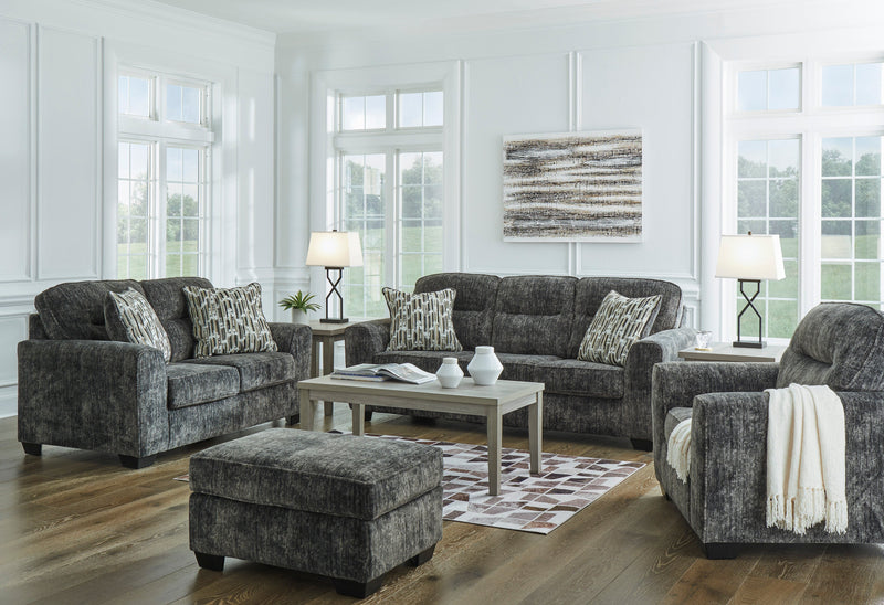 Lonoke Gunmetal Living Room Set - Gate FurnitureLiving Room Set