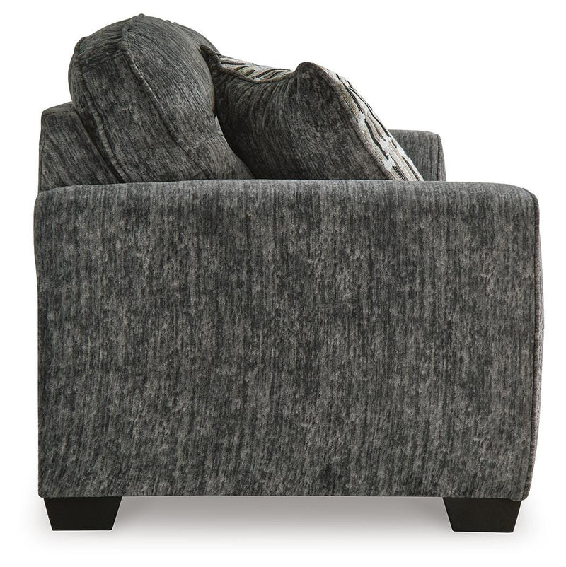 Lonoke Gunmetal Sofa and Oversized Chair - 50504U11