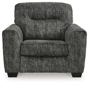 Lonoke Gunmetal Sofa and Oversized Chair - 50504U11