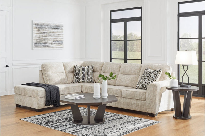 Lonoke Parchment 2 - Piece Sectional with Chaise - Gate FurnitureSectional