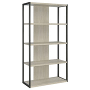 Loomis 72-inch 4-shelf Bookshelf Whitewashed Grey - 805883