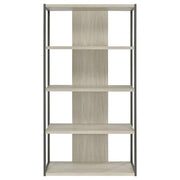 Loomis 72-inch 4-shelf Bookshelf Whitewashed Grey - 805883