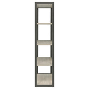 Loomis 72-inch 4-shelf Bookshelf Whitewashed Grey - 805883