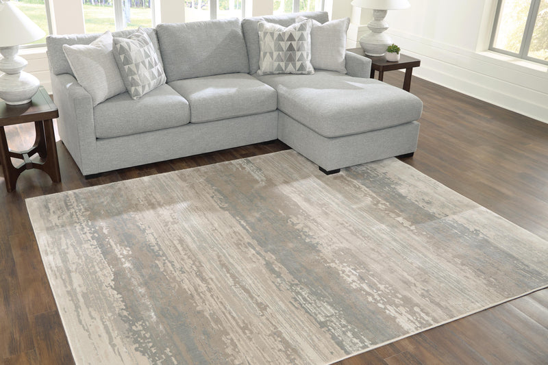 Loomville Gray/Taupe/Beige Extra Large Rug - R408640
