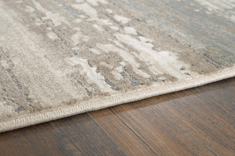 Loomville Gray/Taupe/Beige Medium Rug - R408642