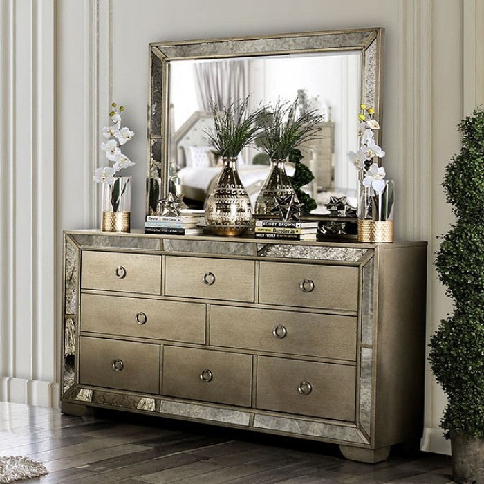 Loraine Champagne Mirror - CM7195M