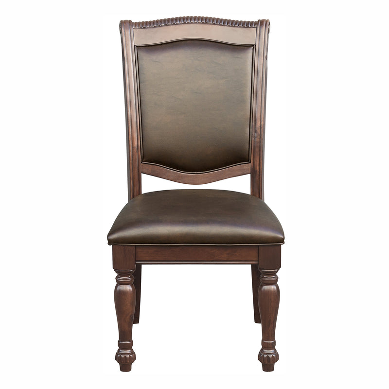 Lordsburg Brown Chery Round Dining Set - Gate FurnitureDining Room Set