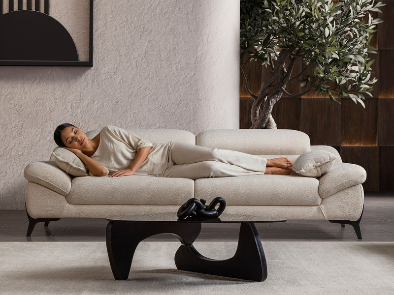 Lorenzo 3-pieces (Sofa & Loveseat & Chair) Livingroom Set in Cream - 200-ST-LOR-SOFT01-321