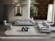 Lorenzo 3-pieces (Sofa & Loveseat & Chair) Livingroom Set in Cream - 200-ST-LOR-SOFT01-321