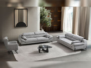 Lorenzo 3-pieces (Sofa & Loveseat & Chair) Livingroom Set in Grey - 200-ST-LOR-SOFT13-321