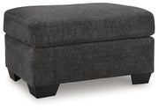 Loreo Ebony Ottoman - 6310114