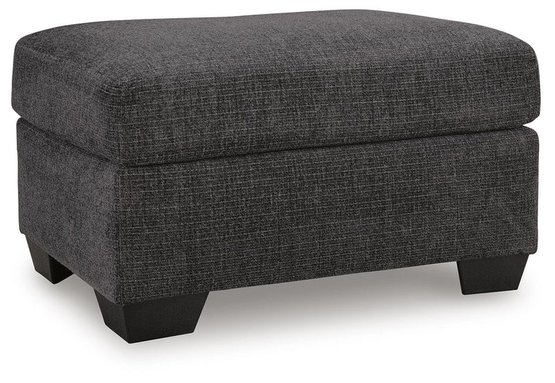 Loreo Ebony Ottoman - 6310114