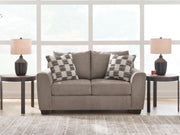 Loreo Truffle Loveseat - 6310235
