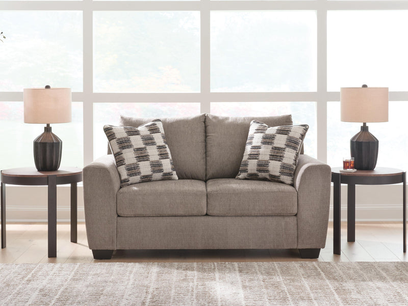 Loreo Truffle Loveseat - 6310235