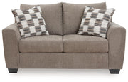 Loreo Truffle Loveseat - 6310235