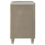 Lorient 2-drawer LED Nightstand with USB Ivory and Camel - 222662