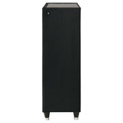 Lorient 5-drawer LED Chest of Drawers Black - 223165