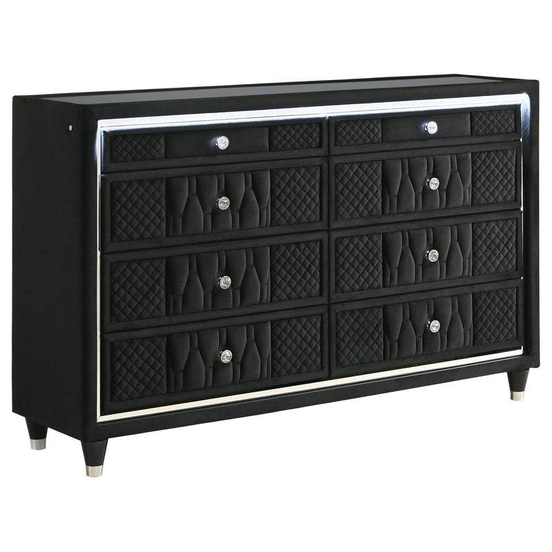 Lorient 5-piece Eastern King Bedroom Set Black - 223161KE-S5