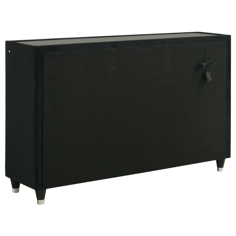 Lorient 5-piece Eastern King Bedroom Set Black - 223161KE-S5