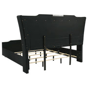 Lorient 5-piece Eastern King Bedroom Set Black - 223161KE-S5B