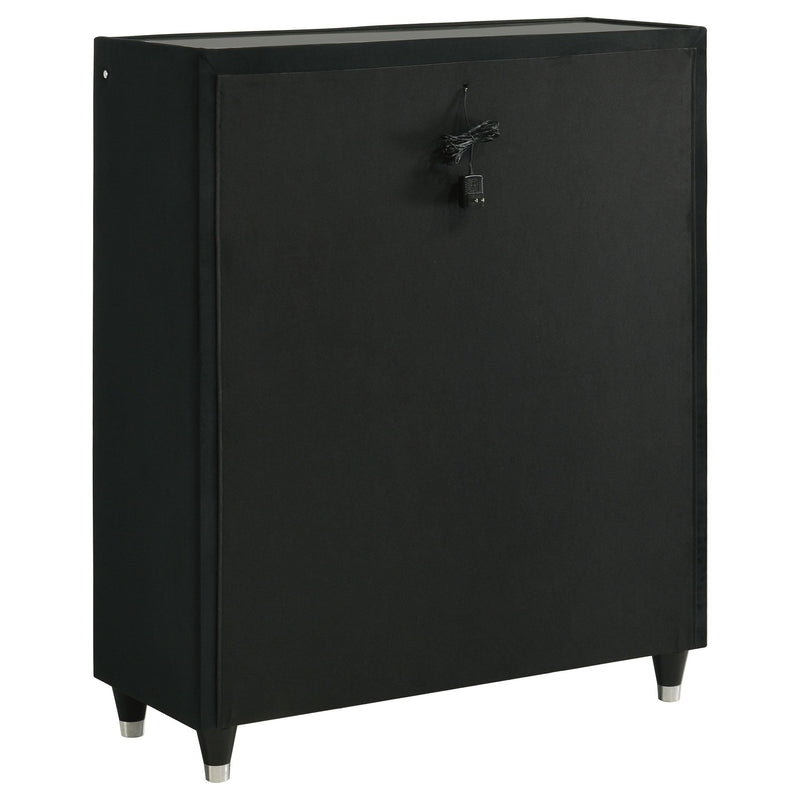 Lorient 5-piece Queen Bedroom Set Black - 223161Q-S5B
