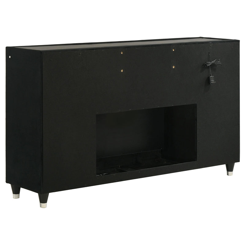 Lorient 5-piece Queen Bedroom Set Black - 223161Q-S5B