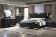 Lorient 8-drawer LED Bedroom Dresser Cabinet Black - 223163