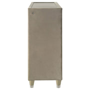 Lorient 8-drawer LED Bedroom Dresser Cabinet Ivory and Camel - 222663