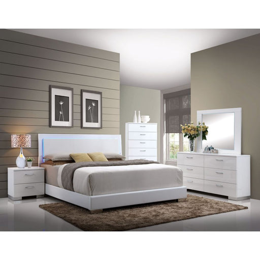 Lorimar Queen Bed W/Led - 22640Q