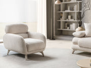 Loris 3-pieces (Sofa & Loveseat & Chair) Livingroom Set - Cream in Cream - 200-ST-LORI-ISTANBUL01-321