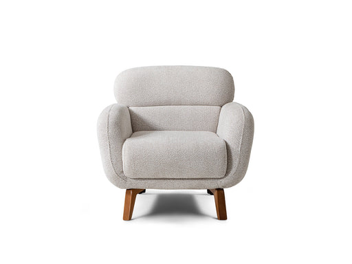 Loris Chair - Brown in Cream - 200-ST-LORI-SOFT03-B