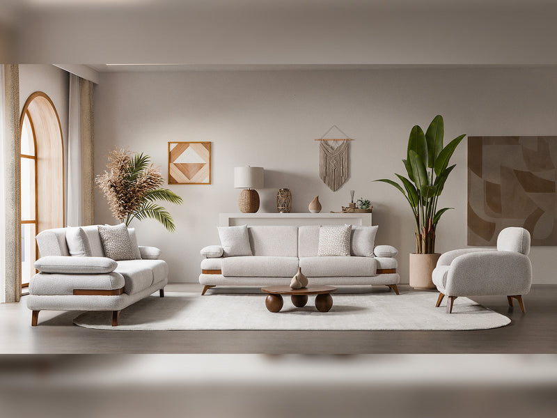 Loris Chair - Cream in Cream - 200-ST-LORI-ISTANBUL01-B