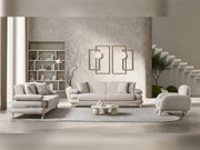 Loris Chair - Cream in Cream - 200-ST-LORI-ISTANBUL01-B
