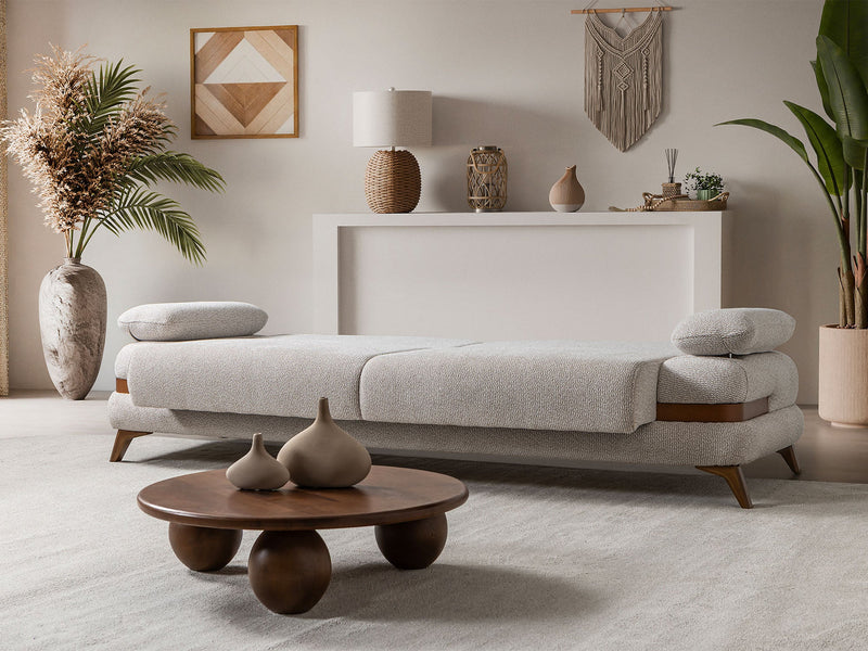 Loris Convertible Sofa - Brown in Cream - 200-ST-LORI-SOFT03-3