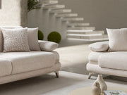 Loris Convertible Sofa - Brown in Cream - 200-ST-LORI-SOFT03-3