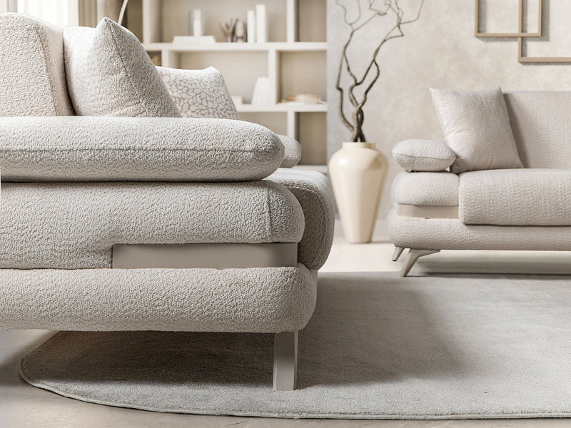 Loris Convertible Sofa - Brown in Cream - 200-ST-LORI-SOFT03-3