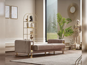 Lotus 3-pieces (Sofa & Loveseat & Chair) Livingroom Set Cream in Cream - 101-LOT-13553-321