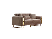 Lotus 3-pieces (Sofa & Loveseat & Chair) Livingroom Set Cream in Cream - 101-LOT-13553-321