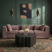 Lotus Iron Coffee Table in Black - 22010Black-CT