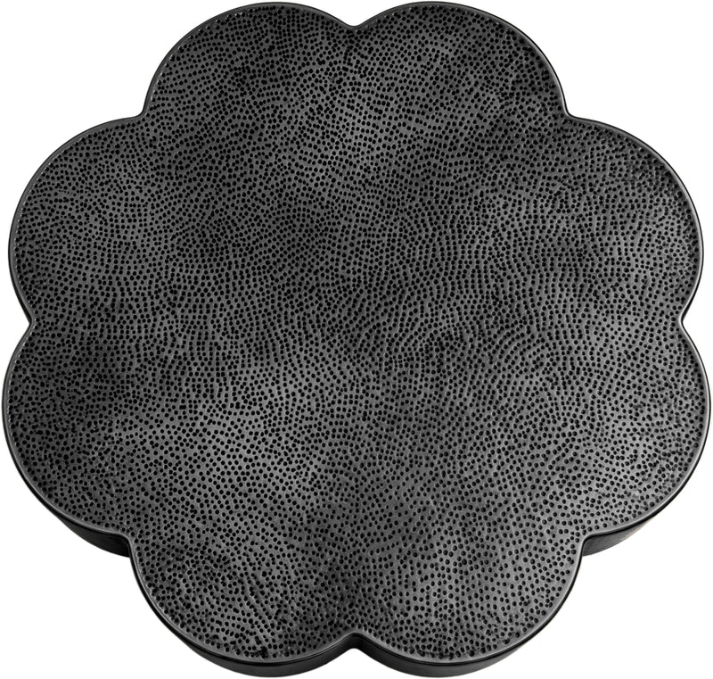 Lotus Iron Coffee Table in Black - 22010Black-CT