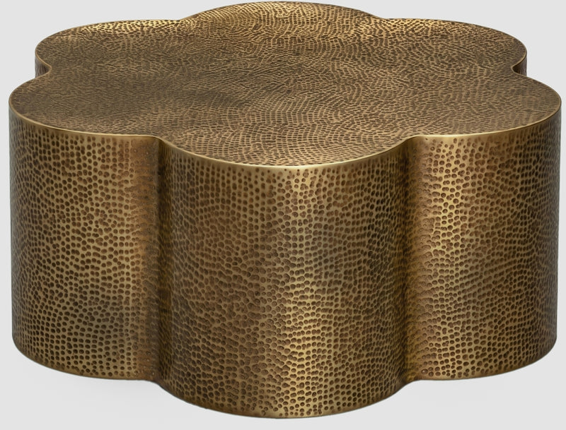 Lotus Iron Coffee Table in Brass - 22010Brass-CT