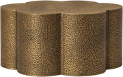 Lotus Iron Coffee Table in Brass - 22010Brass-CT