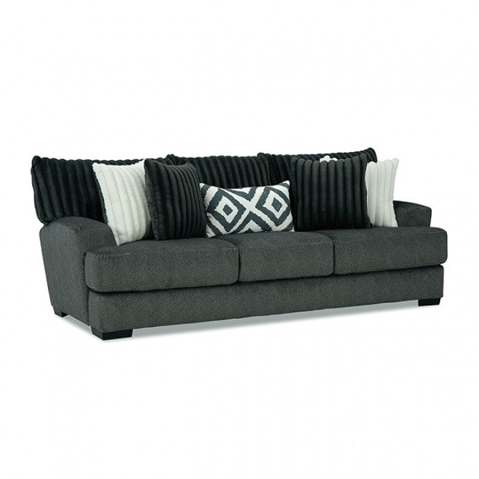 Loughlin Gun Metal Sofa - SM5195-SF