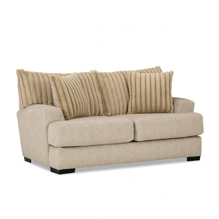 Loughlin Light Brown Loveseat - SM5193-LV