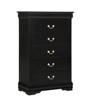 Louis Philip Black Sleigh Youth Bedroom Set - Gate FurnitureYouth Bedroom Set
