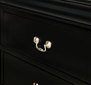 Louis Philip Black Sleigh Youth Bedroom Set - Gate FurnitureYouth Bedroom Set
