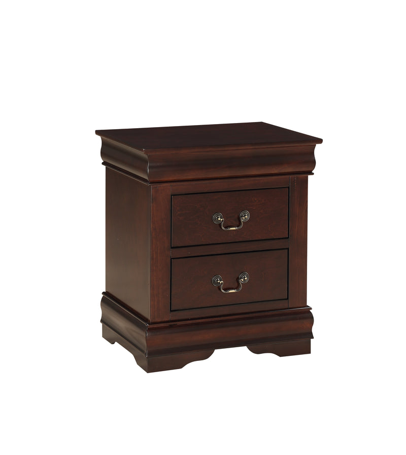  Louis Philip Cherry Sleigh Bedroom Set - Gate FurnitureBedroom Set